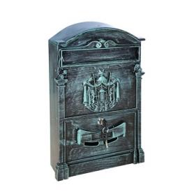Ящик почтовый № 4010В зеленая патина 